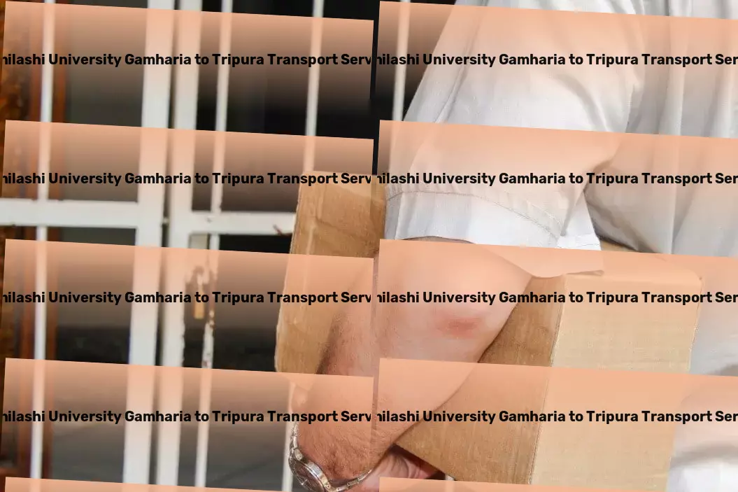 Abhilashi University Gamharia to Tripura Transport Championing smoother logistics flows across India! - Door-to-Door Cargo