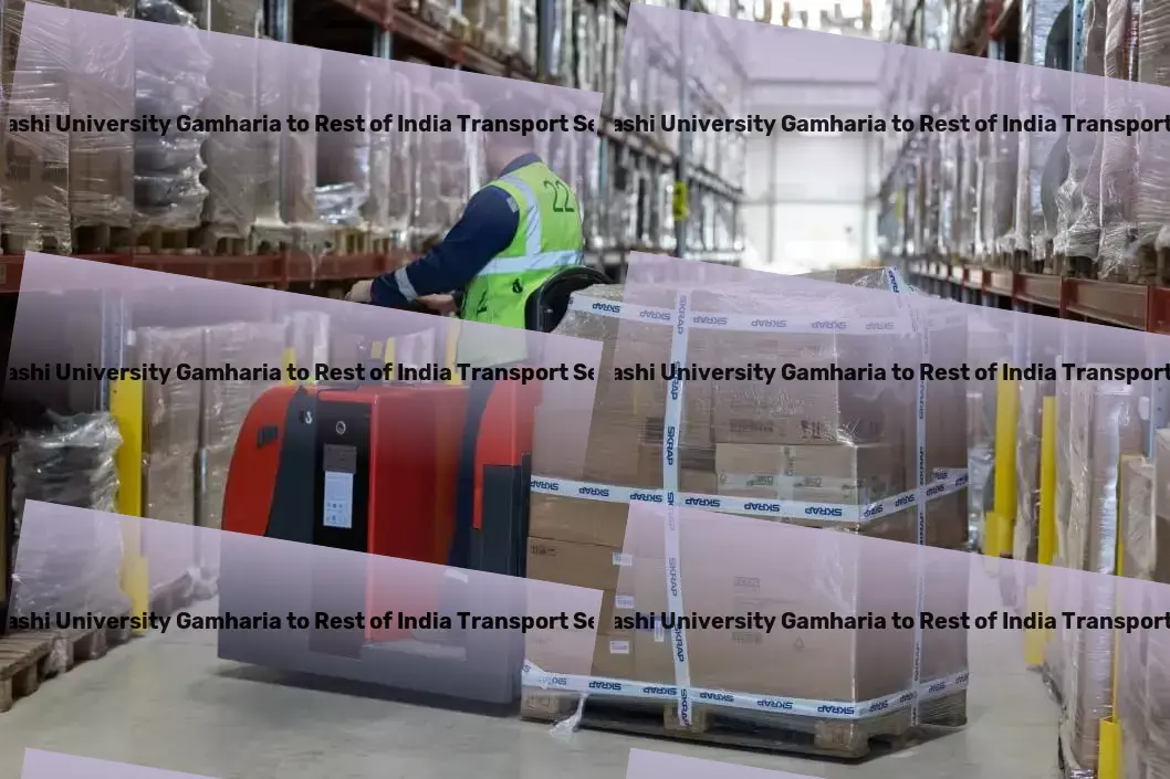 Abhilashi University Gamharia to Rest Of India Transport Seamless, efficient, and reliable goods transit services in India! - Delivery and courier services