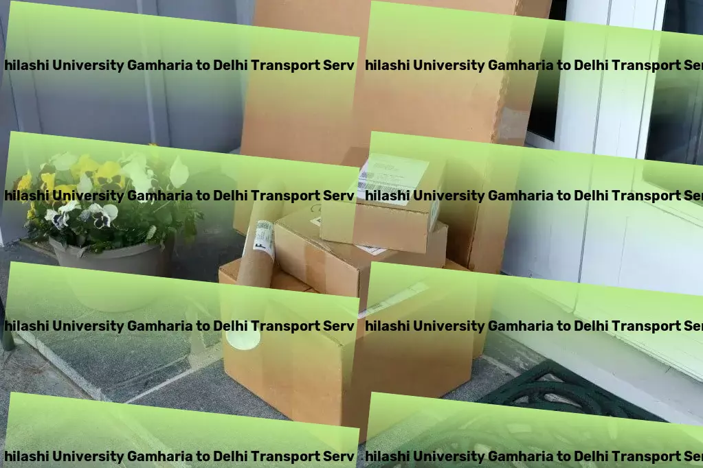 Abhilashi University Gamharia to Delhi Transport Large cargo shipping