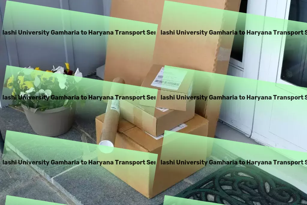 Abhilashi University Gamharia to Haryana Transport Empowering trade and commerce with robust transport options in India! - Nationwide parcel transport