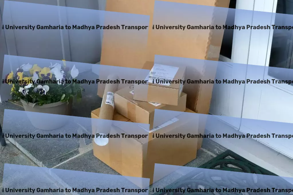 Abhilashi University Gamharia to Madhya Pradesh Transport Your route to effortless and reliable goods movement in India! - Specialized shipping services