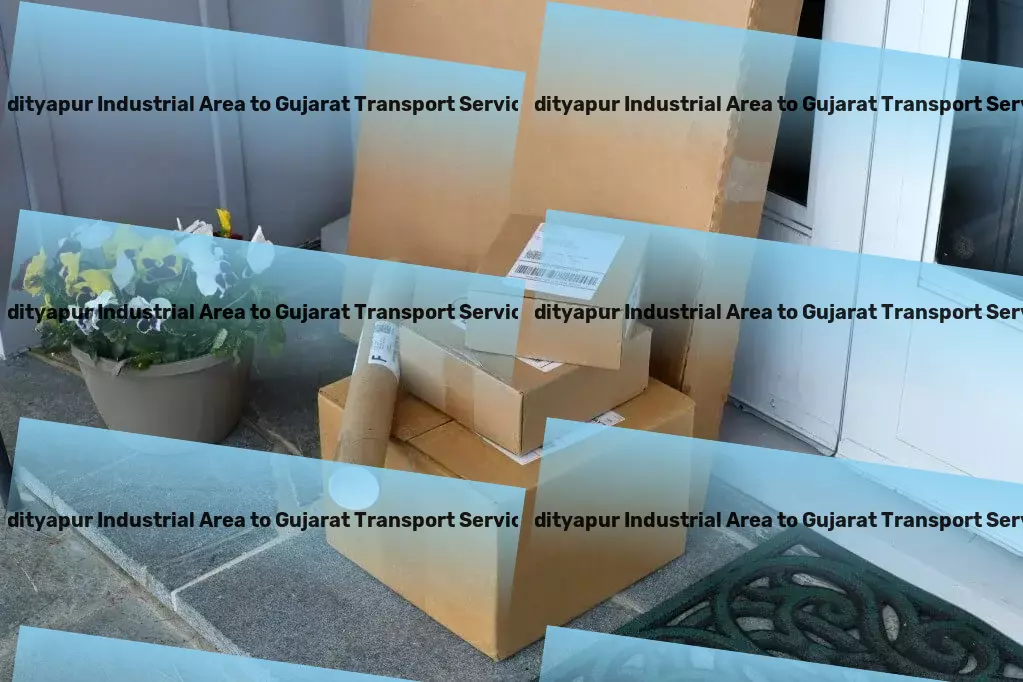 Adityapur Industrial Area to Gujarat Transport Quick courier dispatch