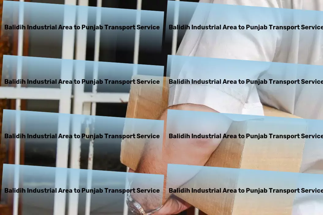 Balidih Industrial Area to Punjab Transport Seamless, effortless, unforgettable travel experiences! - Express freight delivery