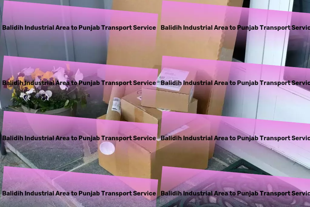 Balidih Industrial Area to Punjab Transport Where quality transport services meet Indian roads! - Long-distance moving solutions