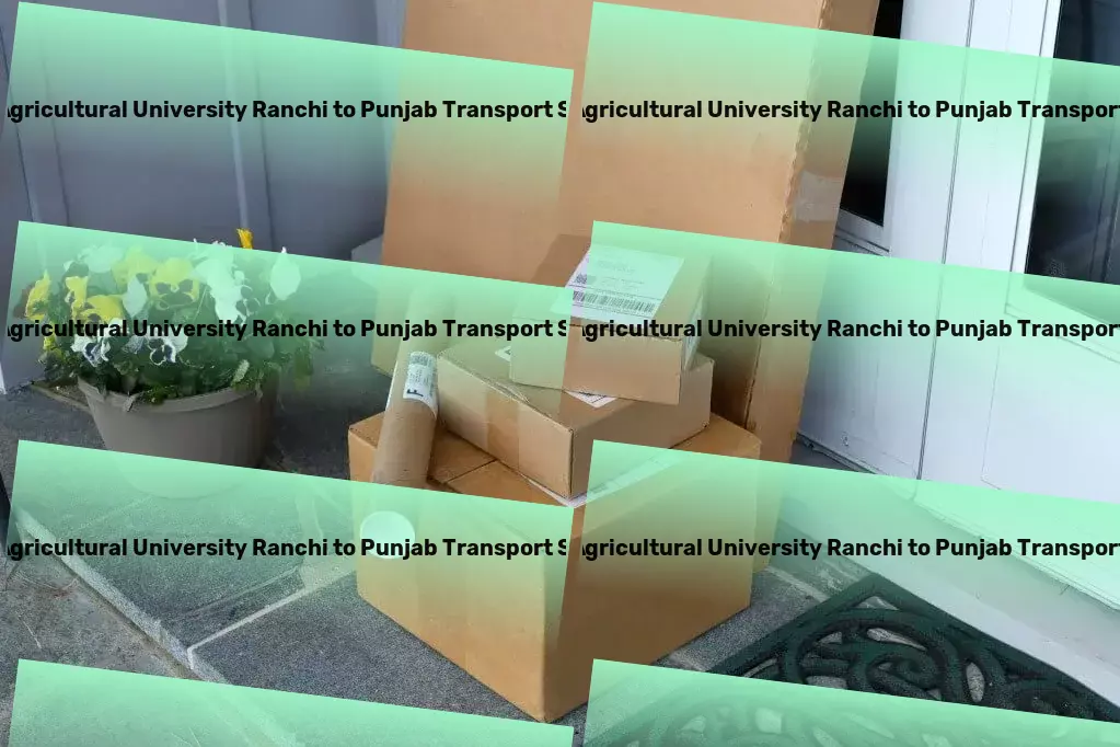 Birsa Agricultural University Ranchi to Punjab Transport Personalized courier services