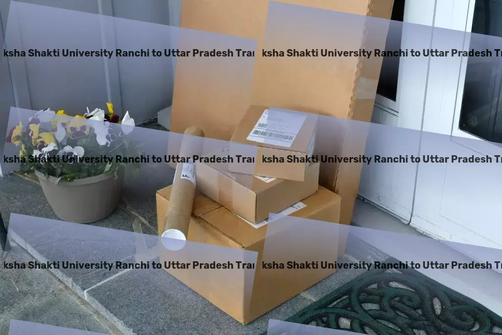 Jharkhand Raksha Shakti University Ranchi to Uttar Pradesh Transport Express courier services