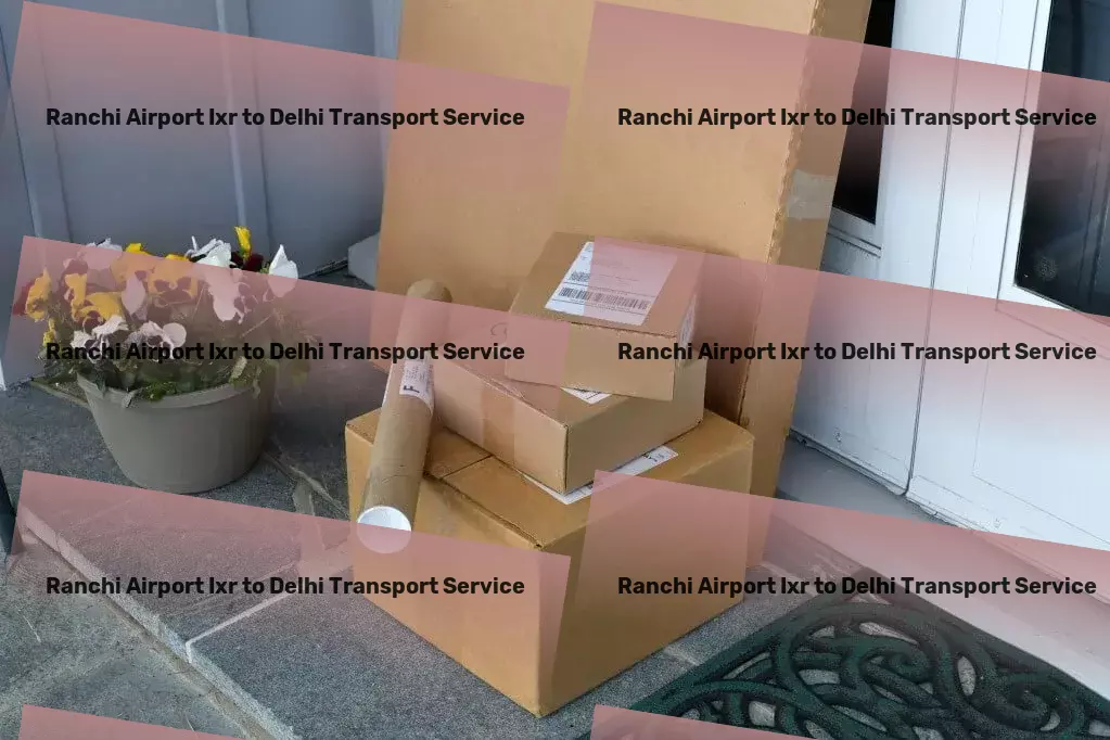 Ranchi Airport Ixr to Delhi Transport Professional package delivery