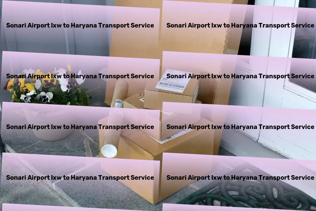 Sonari Airport Ixw to Haryana Transport Championing smoother logistics flows across India! - Full-scale goods transport