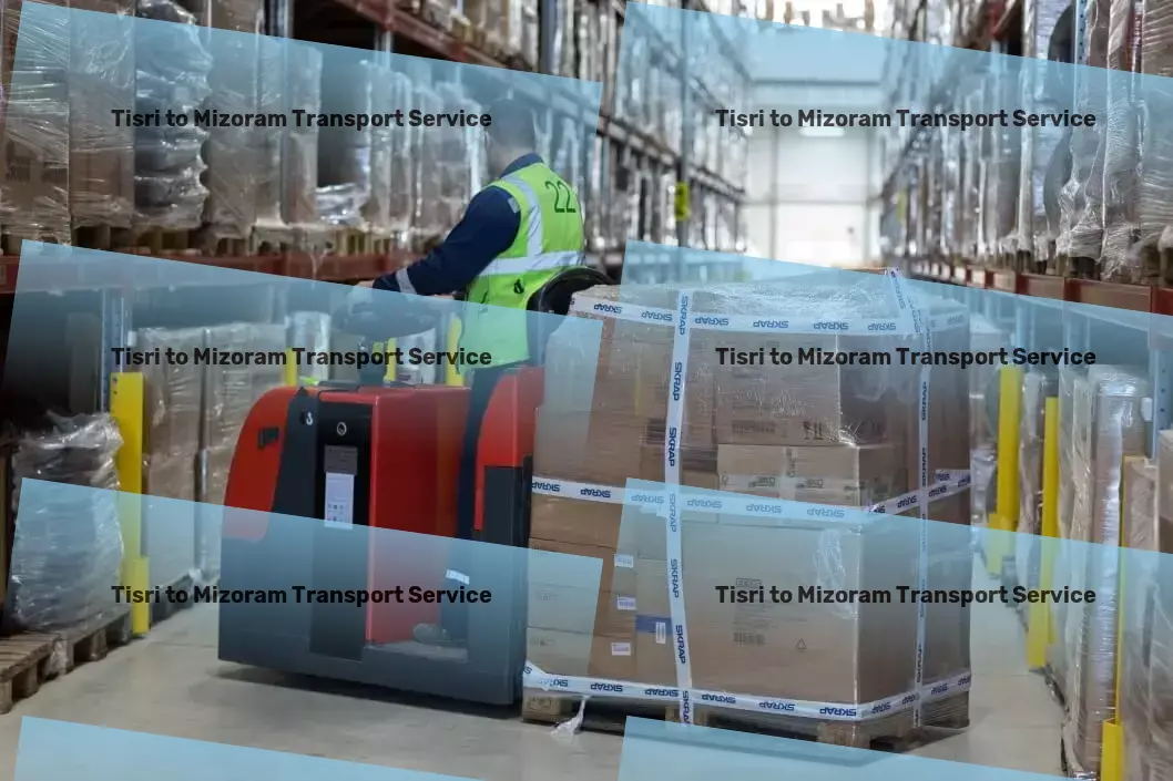 Tisri to Mizoram Transport Nationwide logistics operations