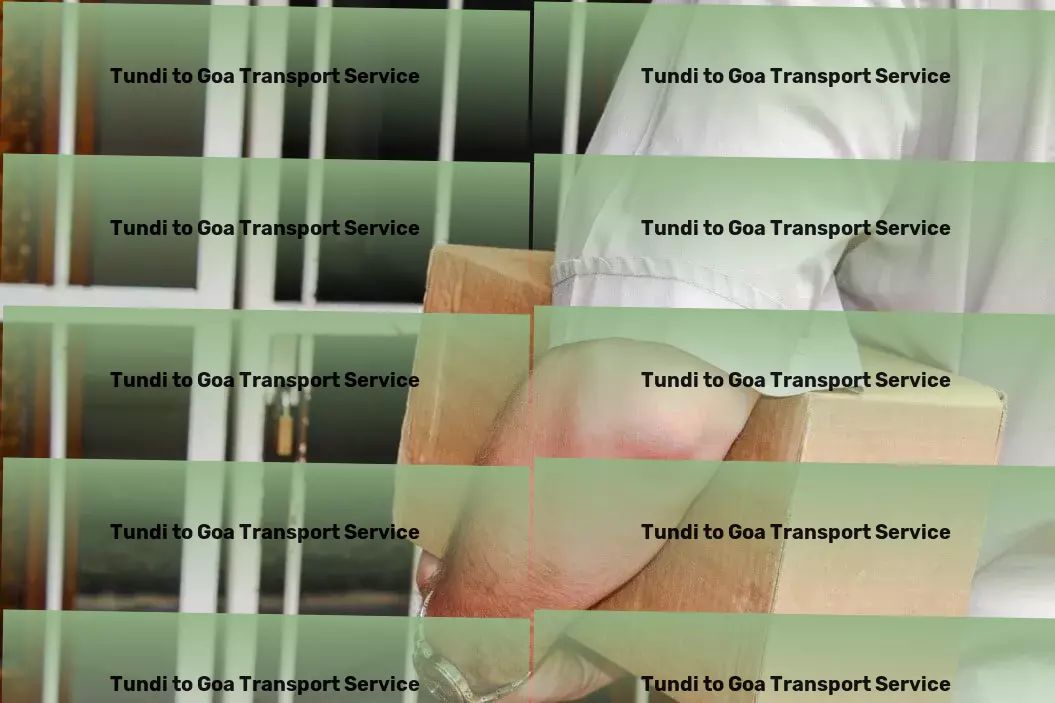 Tundi to Goa Transport Import export courier services