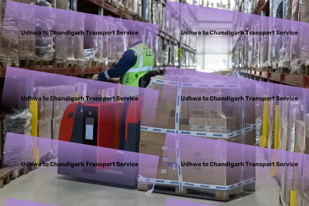 Udhwa to Chandigarh Transport High-volume cargo logistics